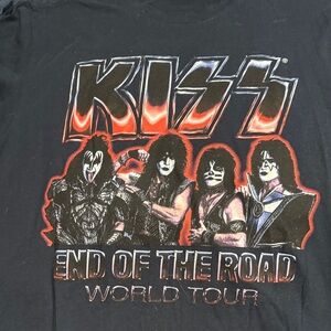 KISS Lot - Shirts, Hats, Action Figure